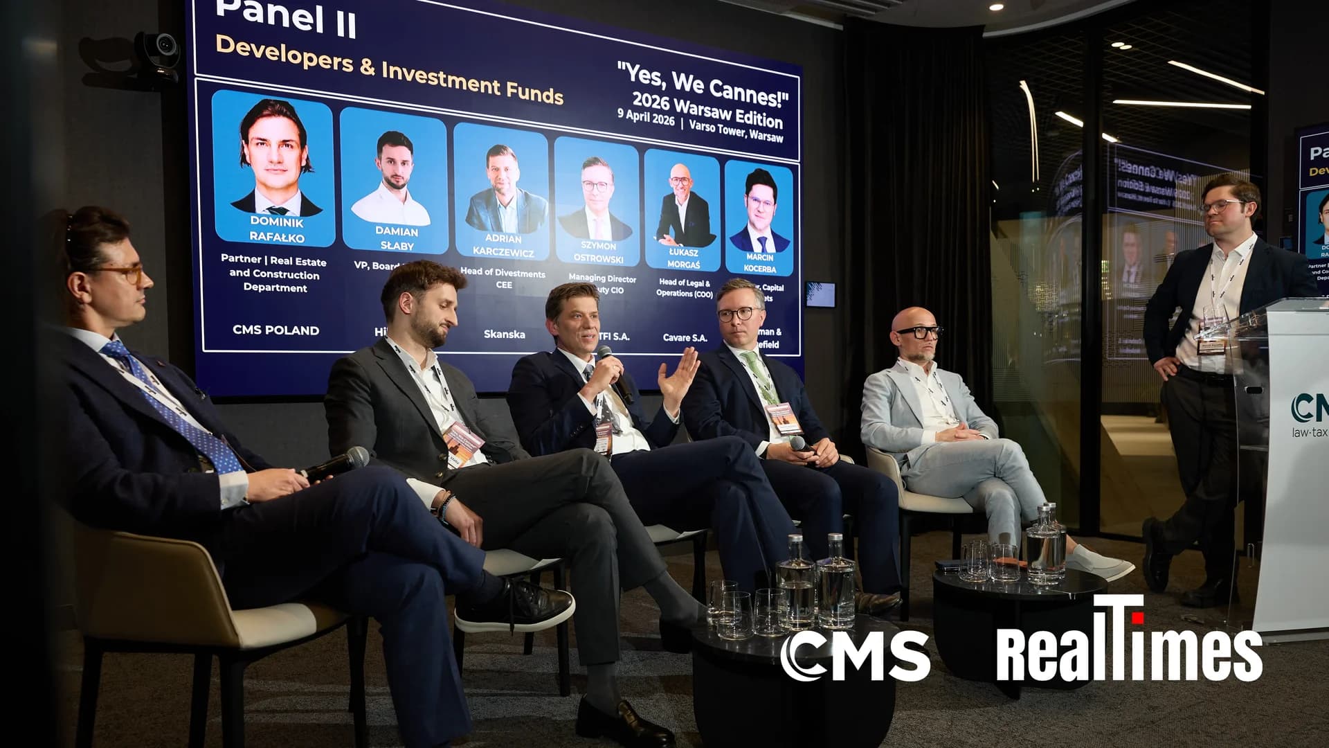 Developers & Investment Funds, Panel II on stage at Yes, We Cannes! 2026 Warsaw