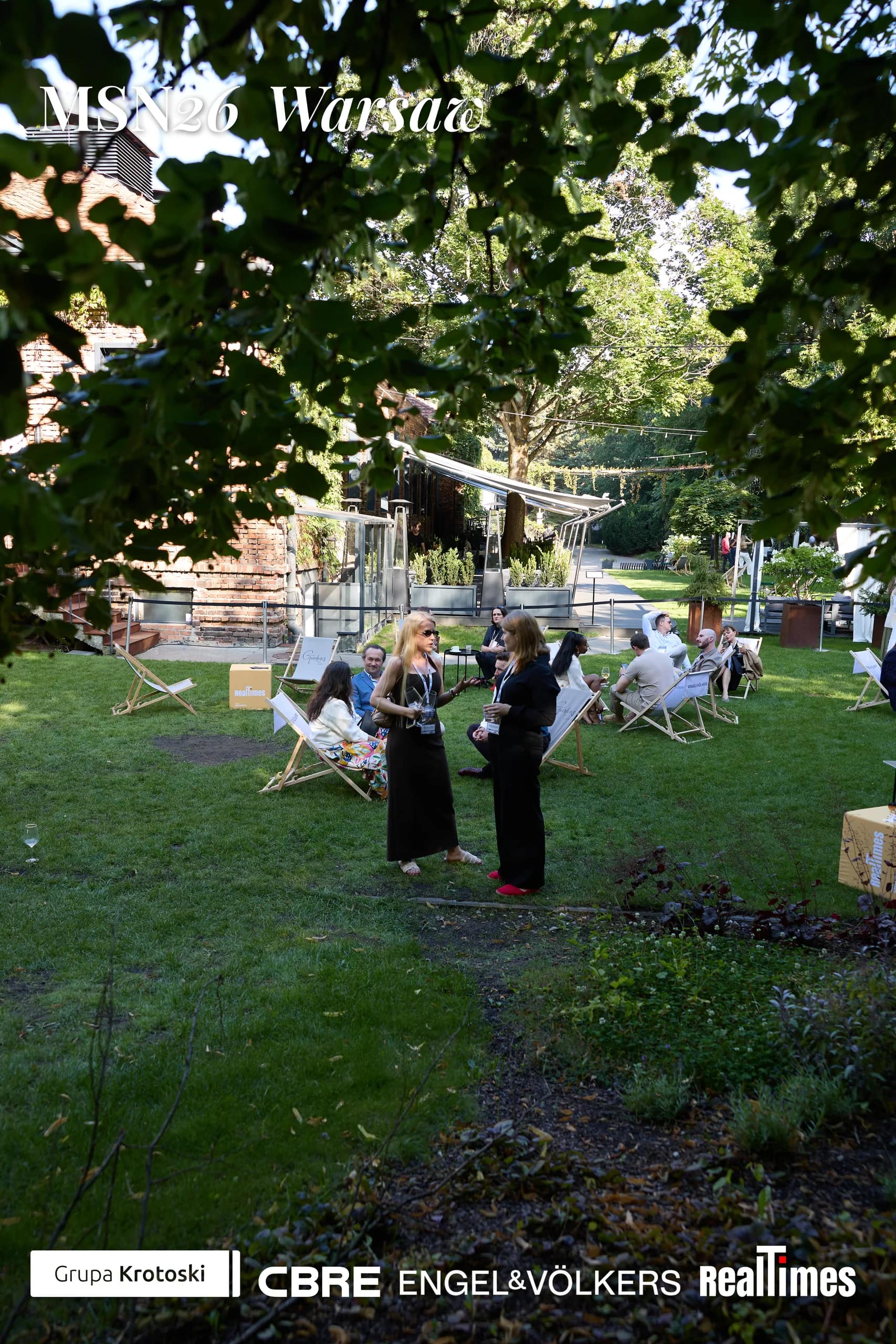 Mid-Summer Night 2026 at B'Fort, Warsaw: garden lounge deckchairs