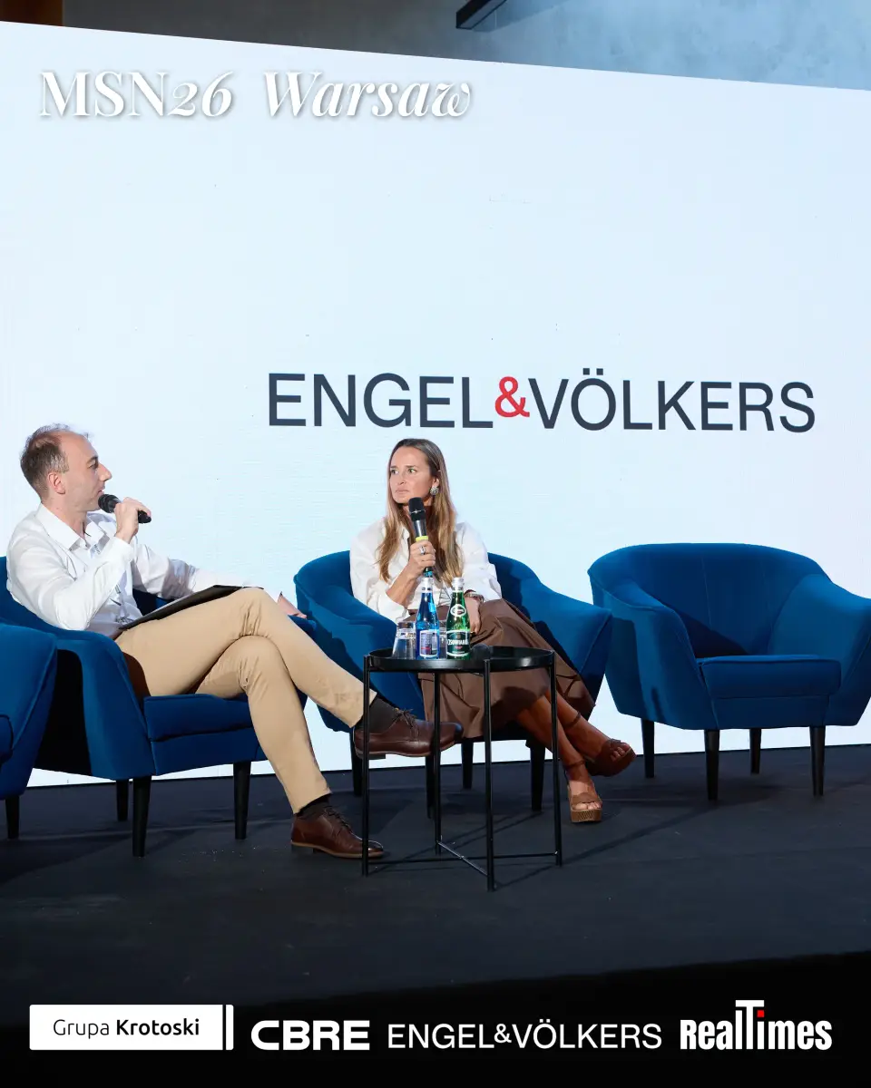 Mid-Summer Night 2026 at B'Fort, Warsaw: large Engel&Volkers slide, stage talk