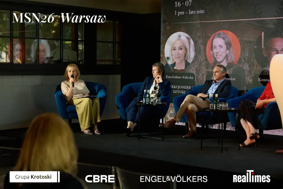 Mid-Summer Night 2026 at B'Fort, Warsaw: row of panelists on stage