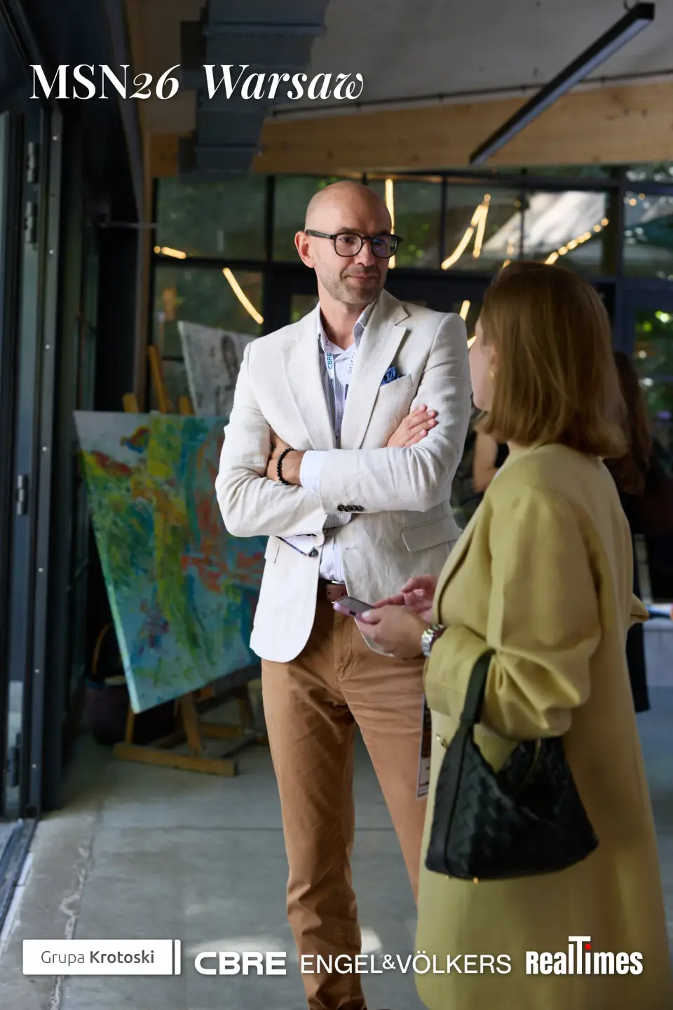 Mid-Summer Night 2026 at B'Fort, Warsaw: networking by art easels activation