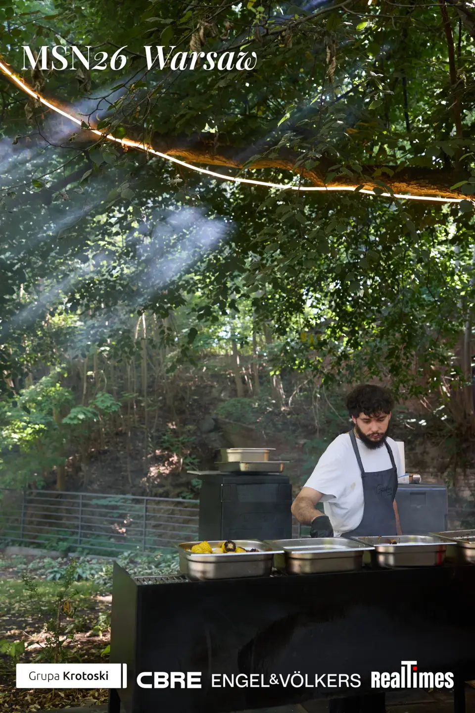Mid-Summer Night 2026 at B'Fort, Warsaw: garden grill chef cooking outdoors