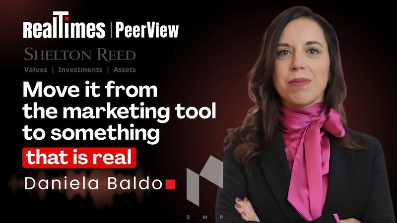 RealTimes PeerViews film with Daniela Baldo, Studio Marco Piva: Move it from the marketing tool to something that is real